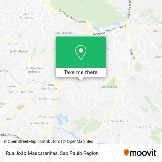 Rua João Mascarenhas map