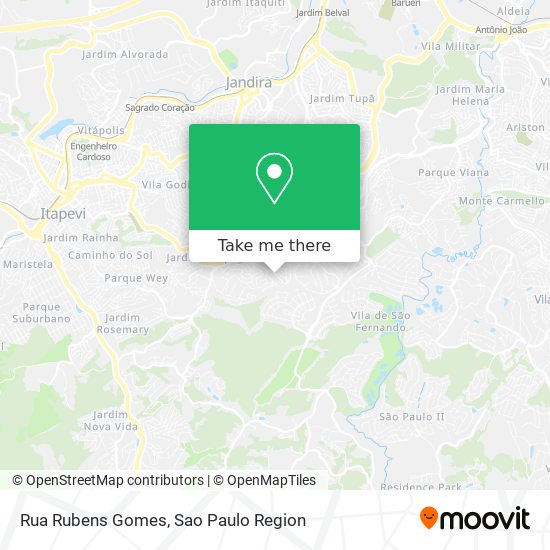 Rua Rubens Gomes map