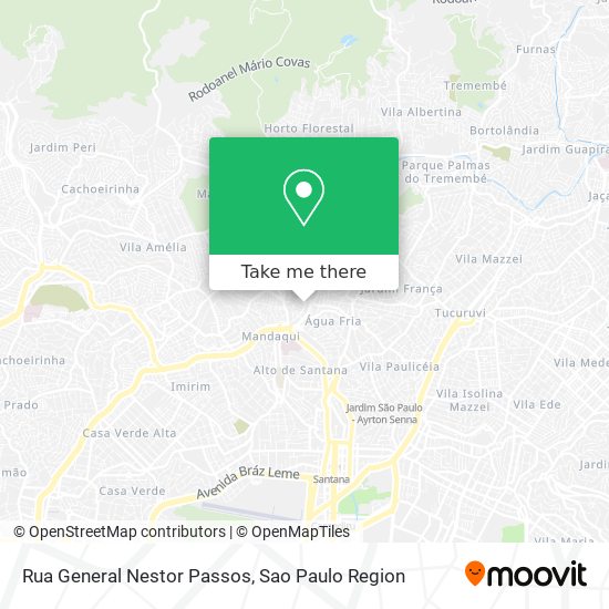 Rua General Nestor Passos map