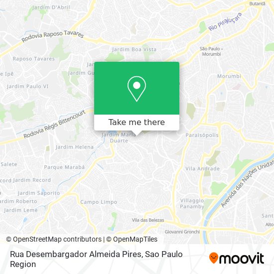 Rua Desembargador Almeida Pires map