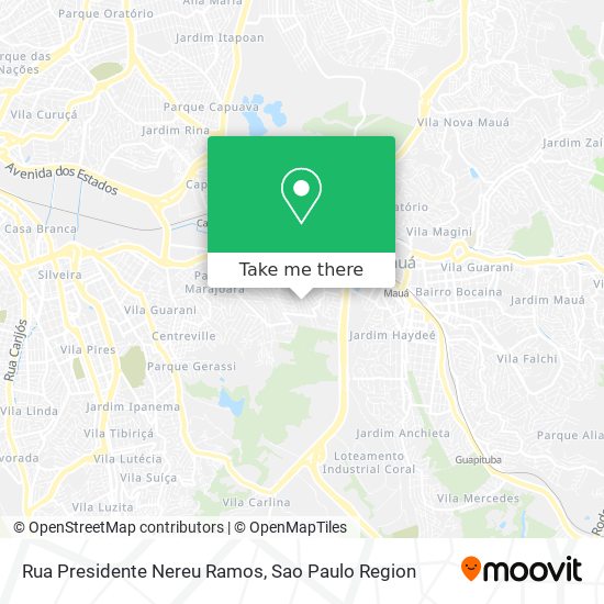 Rua Presidente Nereu Ramos map