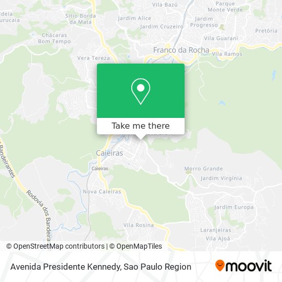 Avenida Presidente Kennedy map
