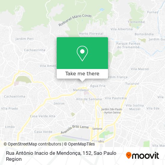 Rua Antônio Inacio de Mendonça, 152 map