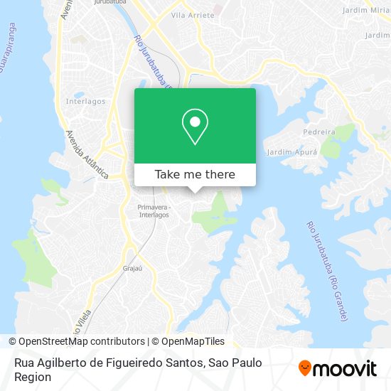 Rua Agilberto de Figueiredo Santos map
