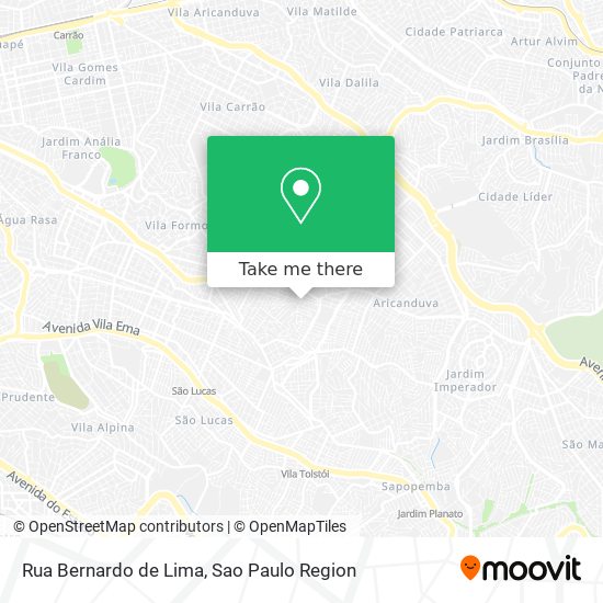 Rua Bernardo de Lima map