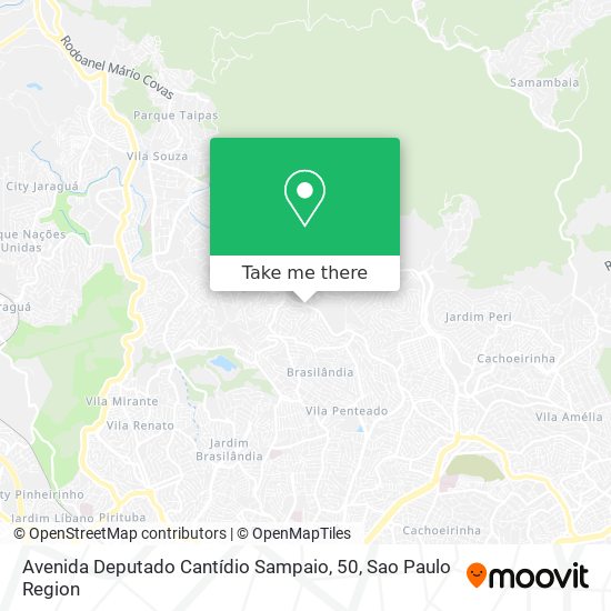Mapa Avenida Deputado Cantídio Sampaio, 50