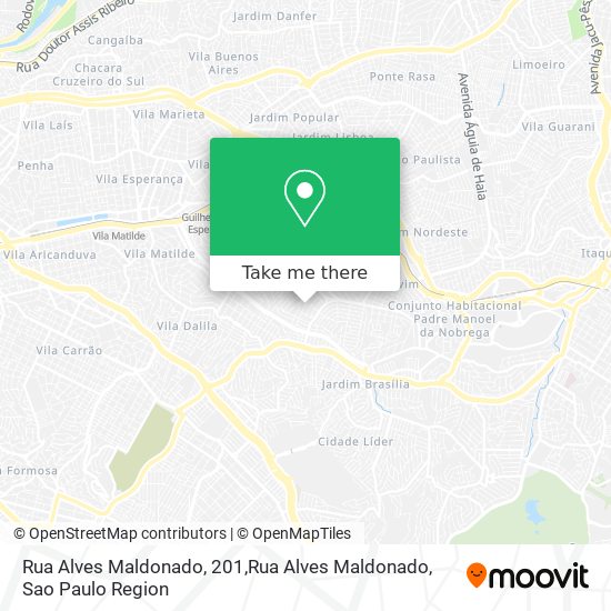 Mapa Rua Alves Maldonado, 201,Rua Alves Maldonado