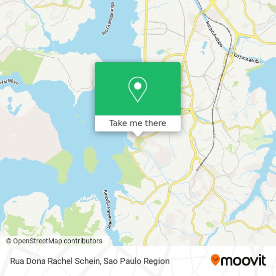 Rua Dona Rachel Schein map