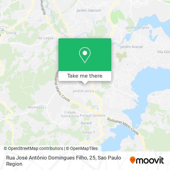 Rua José Antônio Domingues Filho, 25 map