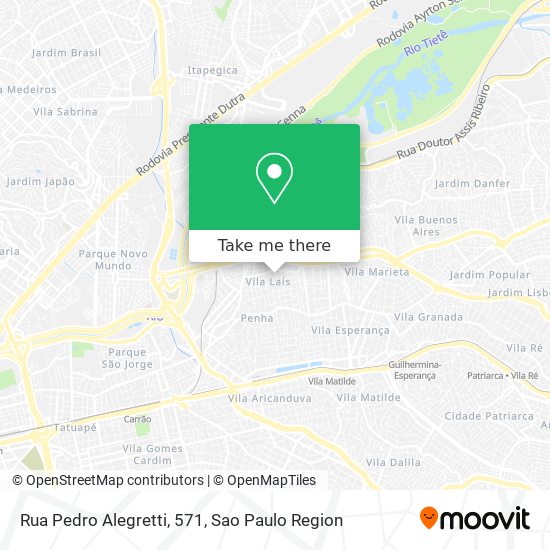 Rua Pedro Alegretti, 571 map