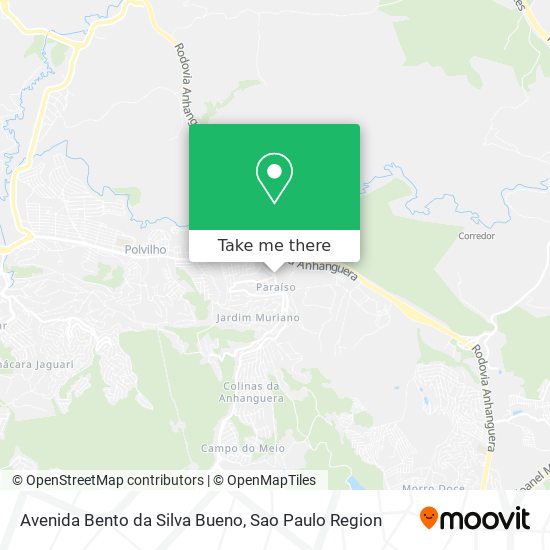 Avenida Bento da Silva Bueno map