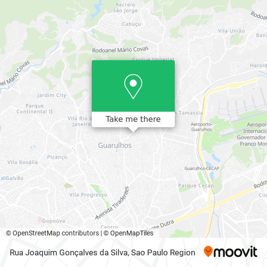 Rua Joaquim Gonçalves da Silva map
