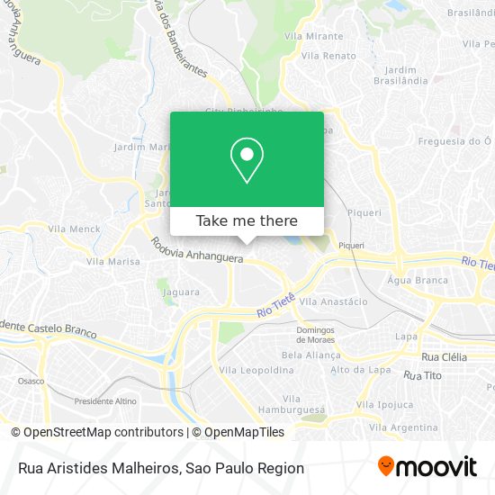 Rua Aristides Malheiros map