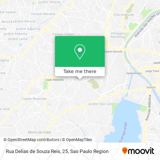 Rua Delias de Souza Reis, 25 map