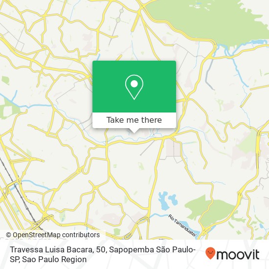 Travessa Luisa Bacara, 50, Sapopemba São Paulo-SP map