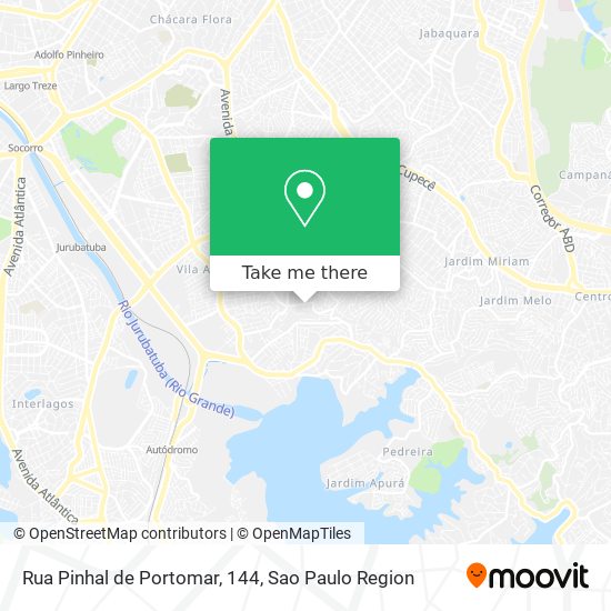 Mapa Rua Pinhal de Portomar, 144