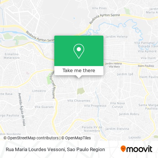 Rua Maria Lourdes Vessoni map