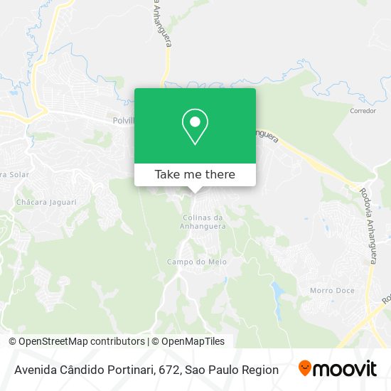 Avenida Cândido Portinari, 672 map