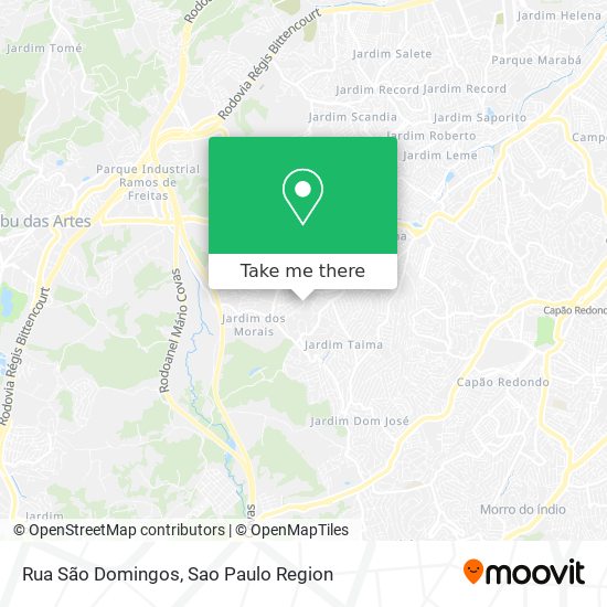 Mapa Rua São Domingos