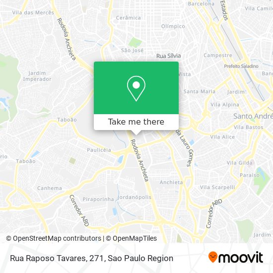 Rua Raposo Tavares, 271 map