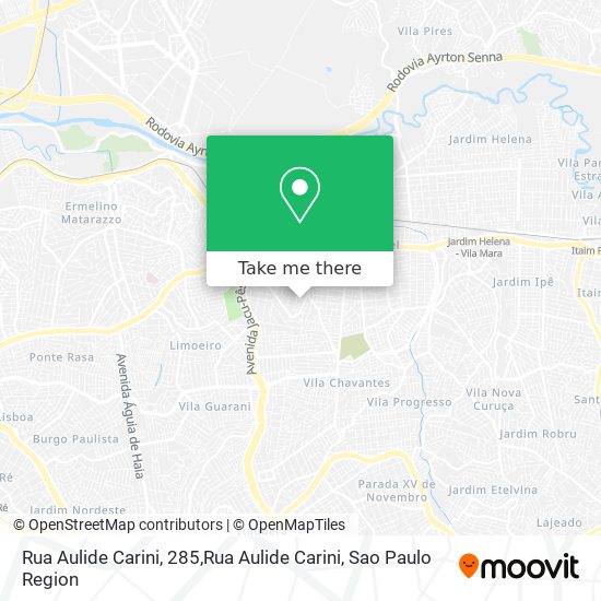 Rua Aulide Carini, 285,Rua Aulide Carini map