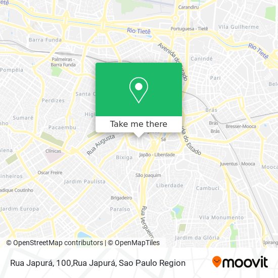 Rua Japurá, 100,Rua Japurá map