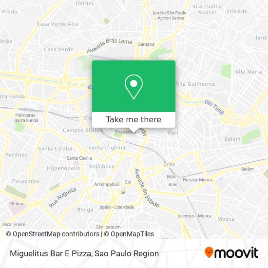 Miguelitus Bar E Pizza map