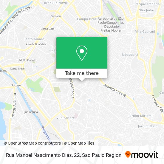 Rua Manoel Nascimento Dias, 22 map