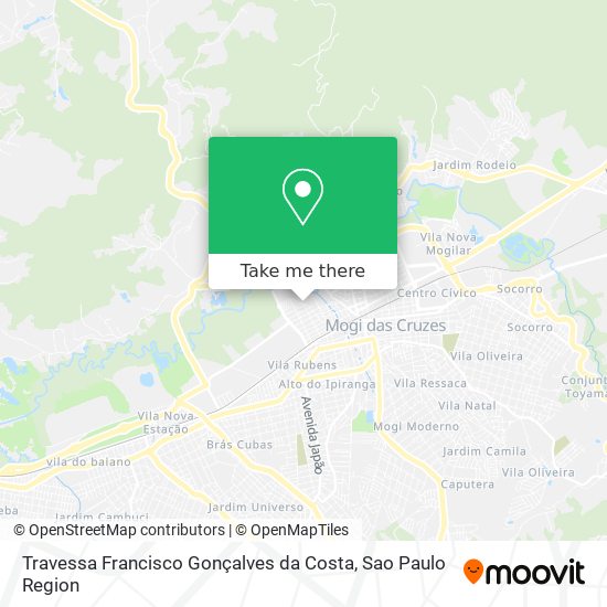 Travessa Francisco Gonçalves da Costa map