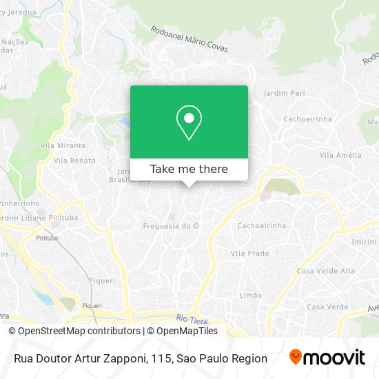 Rua Doutor Artur Zapponi, 115 map
