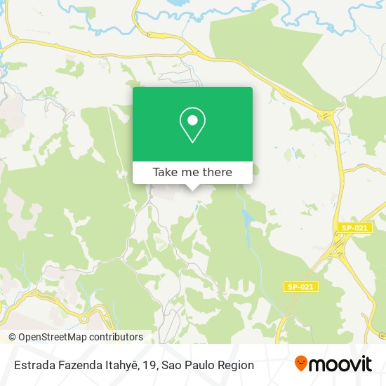 Estrada Fazenda Itahyê, 19 map