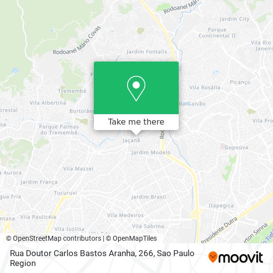 Rua Doutor Carlos Bastos Aranha, 266 map