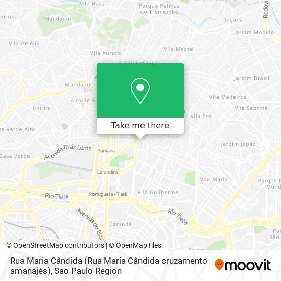 Rua Maria Cândida (Rua Maria Cândida cruzamento amanajés) map