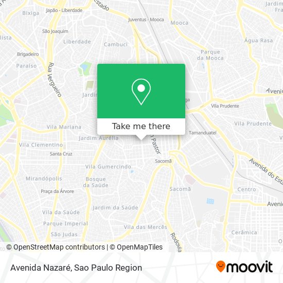 Mapa Avenida Nazaré