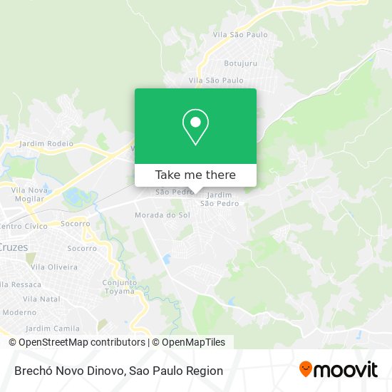 Brechó Novo Dinovo map