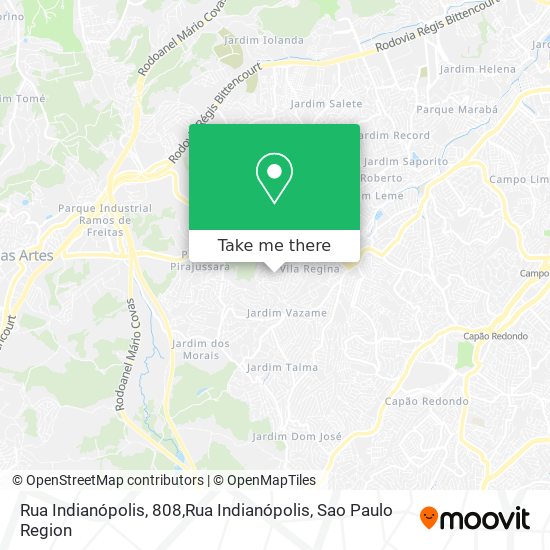 Rua Indianópolis, 808,Rua Indianópolis map