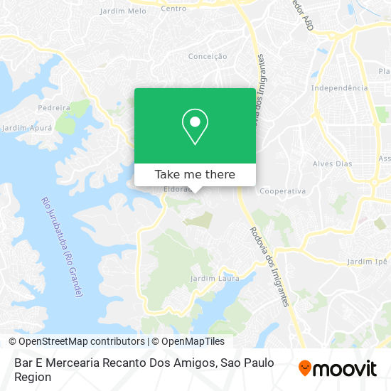 Bar E Mercearia Recanto Dos Amigos map