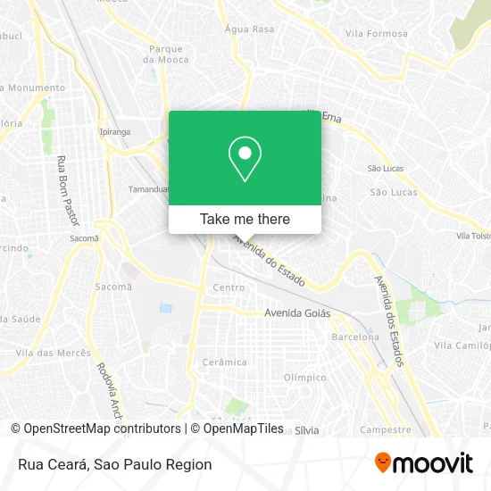 Rua Ceará map