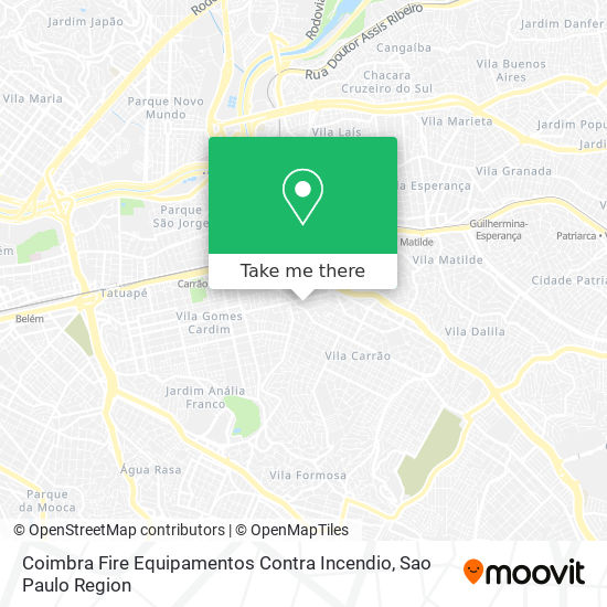 Coimbra Fire Equipamentos Contra Incendio map