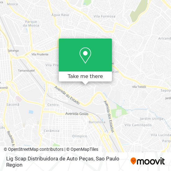 Lig Scap Distribuidora de Auto Peças map