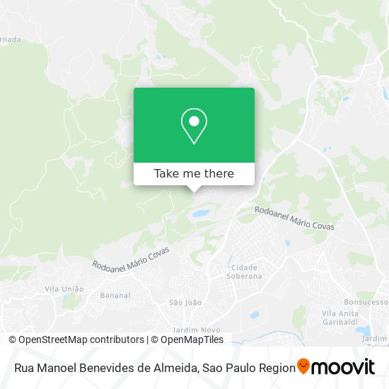 Rua Manoel Benevides de Almeida map