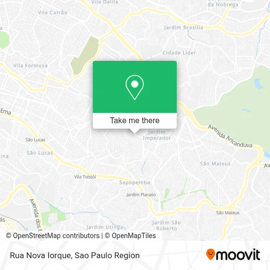 Rua Nova Iorque map