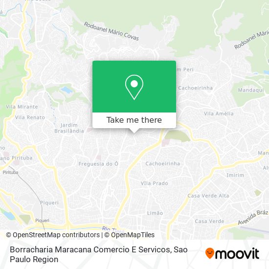 Borracharia Maracana Comercio E Servicos map