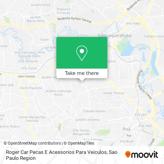 Roger Car Pecas E Acessorios Para Veiculos map
