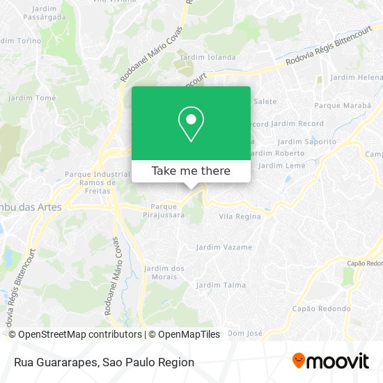 Rua Guararapes map