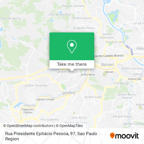 Mapa Rua Presidente Epitácio Pessoa, 97