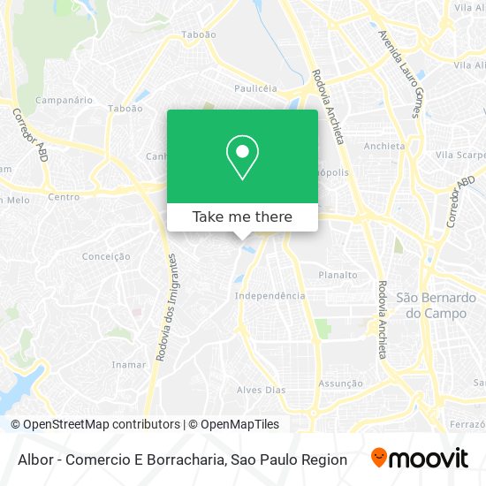 Albor - Comercio E Borracharia map