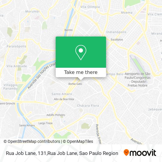 Mapa Rua Job Lane, 131,Rua Job Lane