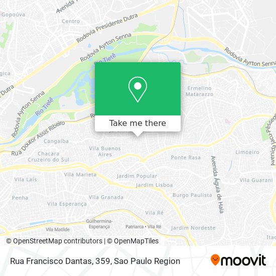 Mapa Rua Francisco Dantas, 359