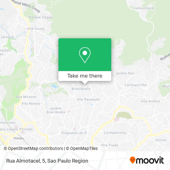 Mapa Rua Almotacel, 5